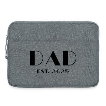 Papa Est 2025 - Sacoche pour ordinateur portable 15 pouces - gris chiné - Devant