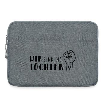 Nous sommes les filles ! - Sacoche pour ordinateur portable 15 pouces - gris chiné - Devant
