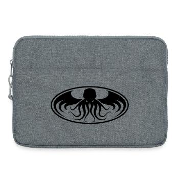 Cthulhu Dark Emblem Parodie - Laptoptasche 15" - Grau meliert - Vorne