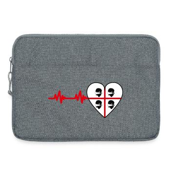 4 Mori Masked Pulse - Laptop bag 15" - heather grey - Front