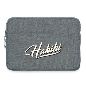 habibi darling sweetheart girlfriend best besti love - Laptop bag 15" - heather grey - Front