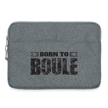 Né à Boule! Boule balls pour boules pour boules - Sacoche pour ordinateur portable 15 pouces - gris chiné - Devant