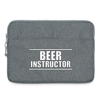 Beer instructor - Laptoptasche 15" - Grau meliert - Vorne