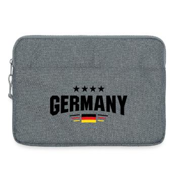 Germany Fan Curve - Laptop bag 15" - heather grey - Front
