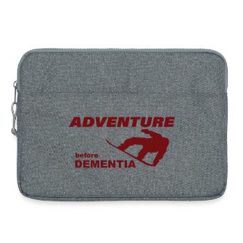 AVENTURE EN SNOWBOARD - Sacoche pour ordinateur portable 15 pouces - gris chiné - Devant