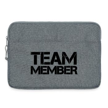 team_member - Sacoche pour ordinateur portable 15 pouces - gris chiné - Devant