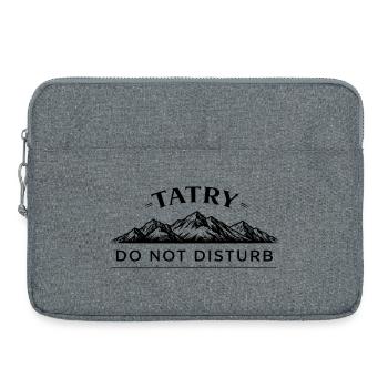 Tatry Do Not Disturb Mountain Design - Laptop bag 15" - heather grey - Front