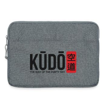 Kudo - Arts Martiaux Japonais - Sacoche pour ordinateur portable 15 pouces - gris chiné - Devant