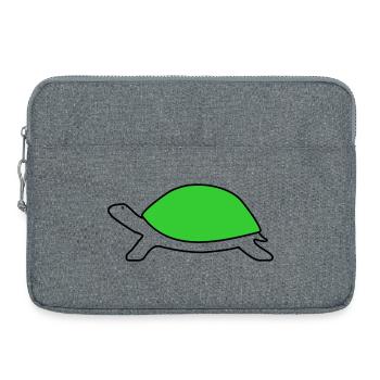 Turtle - Laptop bag 15" - heather grey - Front