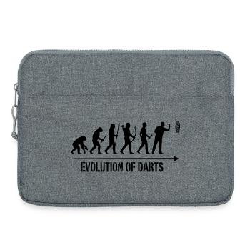 Darts Evolution Hoodie, Socken, Tasse, Top - Laptoptasche 15" - Grau meliert - Vorne