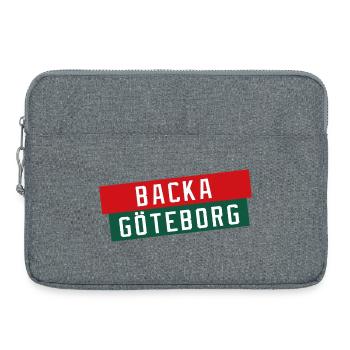 Backa Göteborg Diagonaltext - Laptoptasche 15" - Grau meliert - Vorne