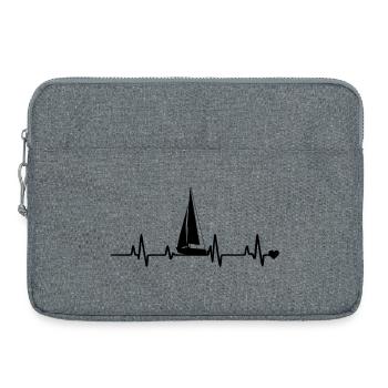 Voile - Sacoche pour ordinateur portable 15 pouces - gris chiné - Devant