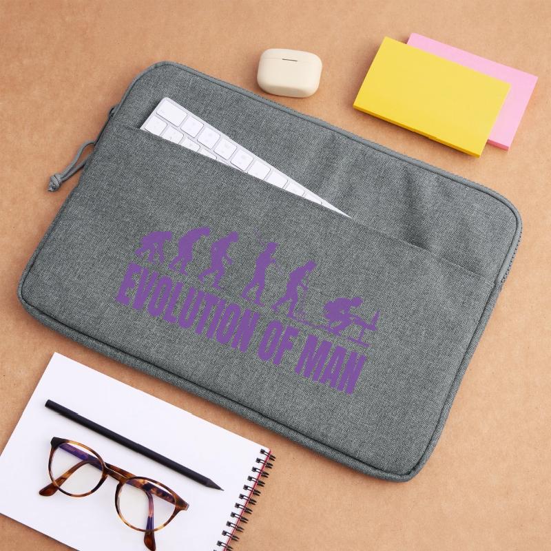 Programmer Computer Freak Evolution Retro Laptop bag 15"