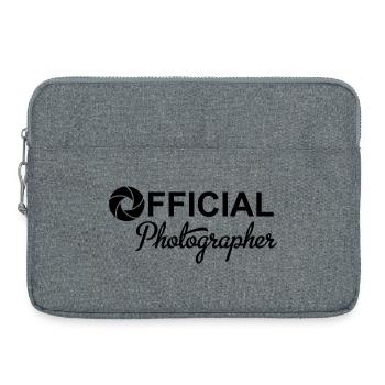 Photographer - Sacoche pour ordinateur portable 15 pouces - gris chiné - Devant