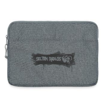 Fahrrad, Sport, Radfahren Geschenk Radeln Radler - Laptoptasche 15" - Grau meliert - Vorne