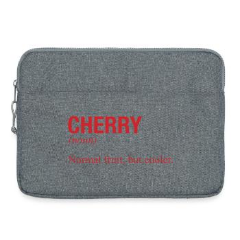 CHERRY Kirsche - Laptoptasche 15" - Grau meliert - Vorne