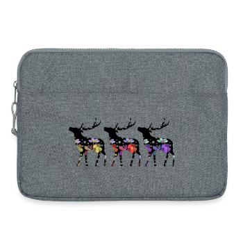 Deer - Laptop bag 15" - heather grey - Front