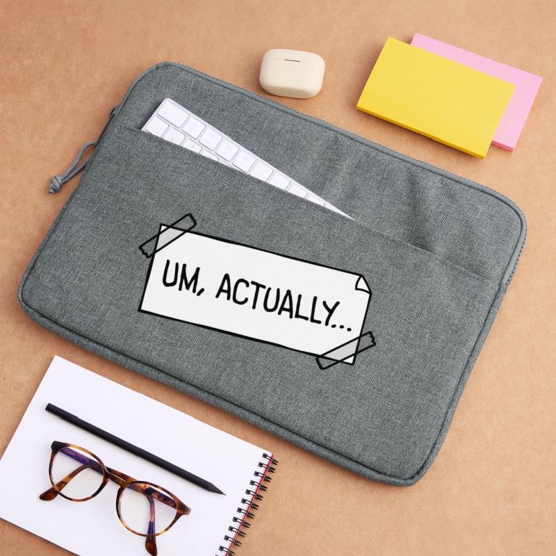 To Actually Stick Notes Nerd Smartass Logo Laptop bag 15"