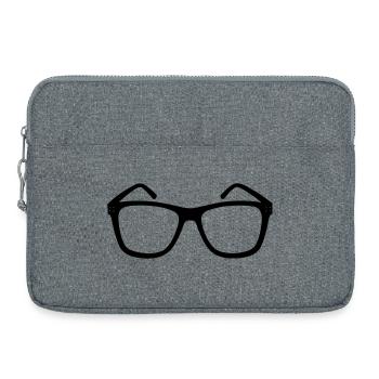Brille - Laptoptasche 15" - Grau meliert - Vorne