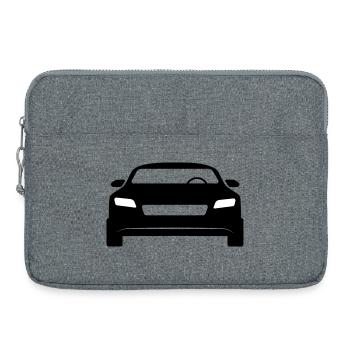 Voiture de sport - Sacoche pour ordinateur portable 15 pouces - gris chiné - Devant