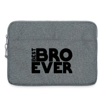 best BRO ever - Laptop bag 15" - heather grey - Front
