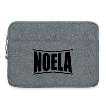 T-Shirt Noela T-Shirt Geschenkidee - Laptoptasche 15" - Grau meliert - Vorne