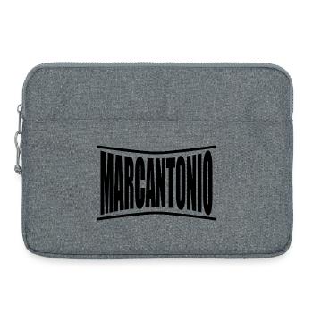 t-shirt Marcantonio t-shirt idée cadeau - Sacoche pour ordinateur portable 15 pouces - gris chiné - Devant