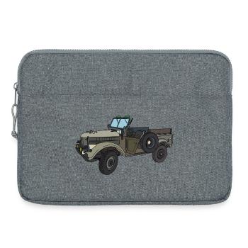 GAZ-69 - Sacoche pour ordinateur portable 15 pouces - gris chiné - Devant
