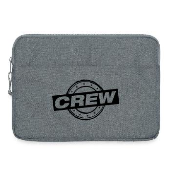 Crew Stamp - Laptop bag 15" - heather grey - Front