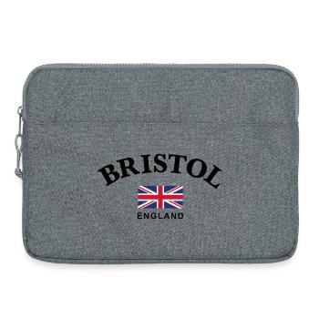Bristol, Angleterre - Sacoche pour ordinateur portable 15 pouces - gris chiné - Devant