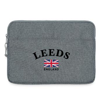 Leeds, England - Laptop bag 15" - heather grey - Front