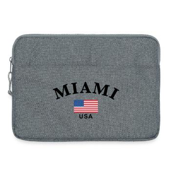 Miami, États-Unis - Sacoche pour ordinateur portable 15 pouces - gris chiné - Devant