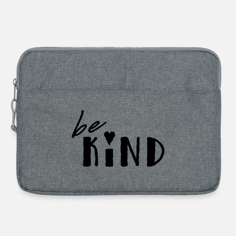 be kind - Laptoptasche 15" - Grau meliert