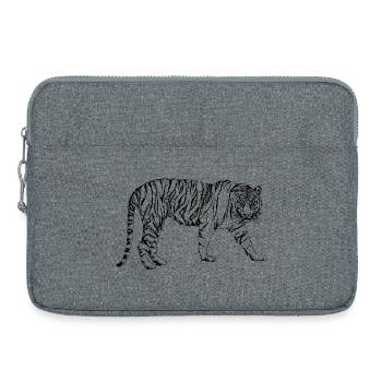 TIGER - Laptop bag 15" - heather grey - Front