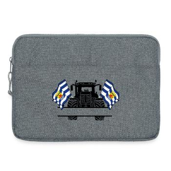 Zeeland_Tractor_Custom_Edition - Laptop bag 15" - heather grey - Front