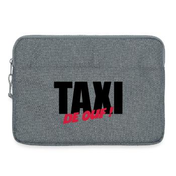 Taxi de ouf ! - Sacoche pour ordinateur portable 15 pouces - gris chiné - Devant