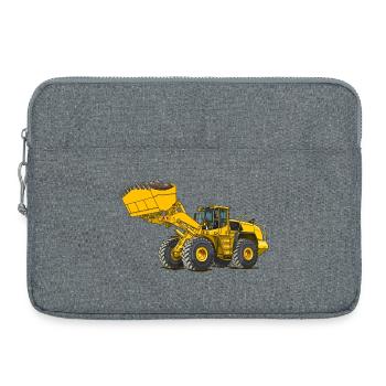 Radlader, Baumaschine - Laptoptasche 15" - Grau meliert - Vorne