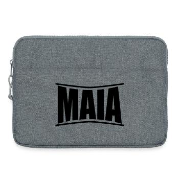 name t-shirt Maia t-shirt gift idea - Laptop bag 15" - heather grey - Front
