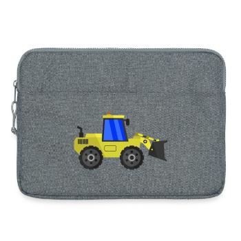 Excavator - Laptop bag 15" - heather grey - Front