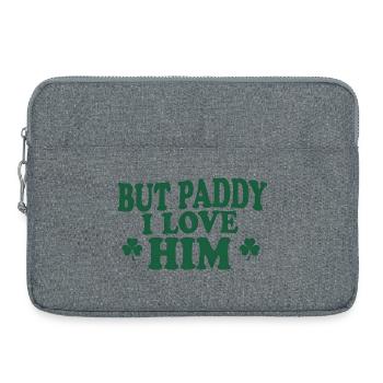 Irischer Charme, aber Paddy, ich liebe ihn. - Laptoptasche 15" - Grau meliert - Vorne