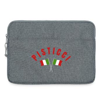 Pisticci Drapeaux italiens - Sacoche pour ordinateur portable 15 pouces - gris chiné - Devant
