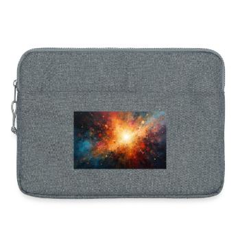 Explosion de la nébuleuse à explosion cosmique - Sacoche pour ordinateur portable 15 pouces - gris chiné - Devant