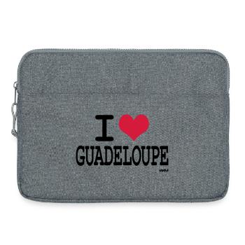 i love the Guadeloupe by wam - Laptop bag 15" - heather grey - Front