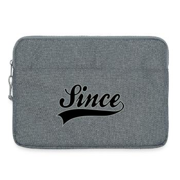 Birthday - YOUR YEAR - Laptop bag 15" - heather grey - Front