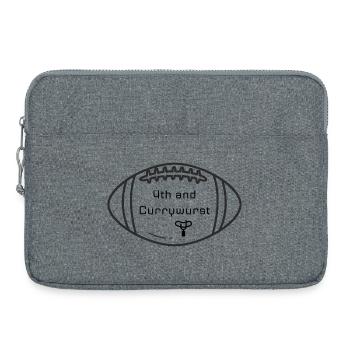 4th Down and Currywurst Football Berlin - Laptoptasche 15" - Grau meliert - Vorne