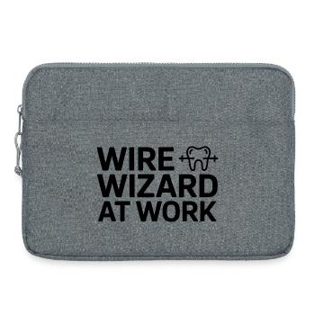 WIRE WIZARD AT WORK Assistant dentaire professionnel - Sacoche pour ordinateur portable 15 pouces - gris chiné - Devant