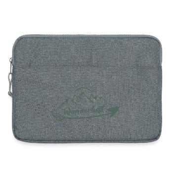 Wanderlust Mountain Outdoor Travel Design - Sacoche pour ordinateur portable 15 pouces - gris chiné - Devant