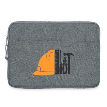 Casque d’outillage et de construction – Logo Craftsman - Sacoche pour ordinateur portable 15 pouces - gris chiné - Devant