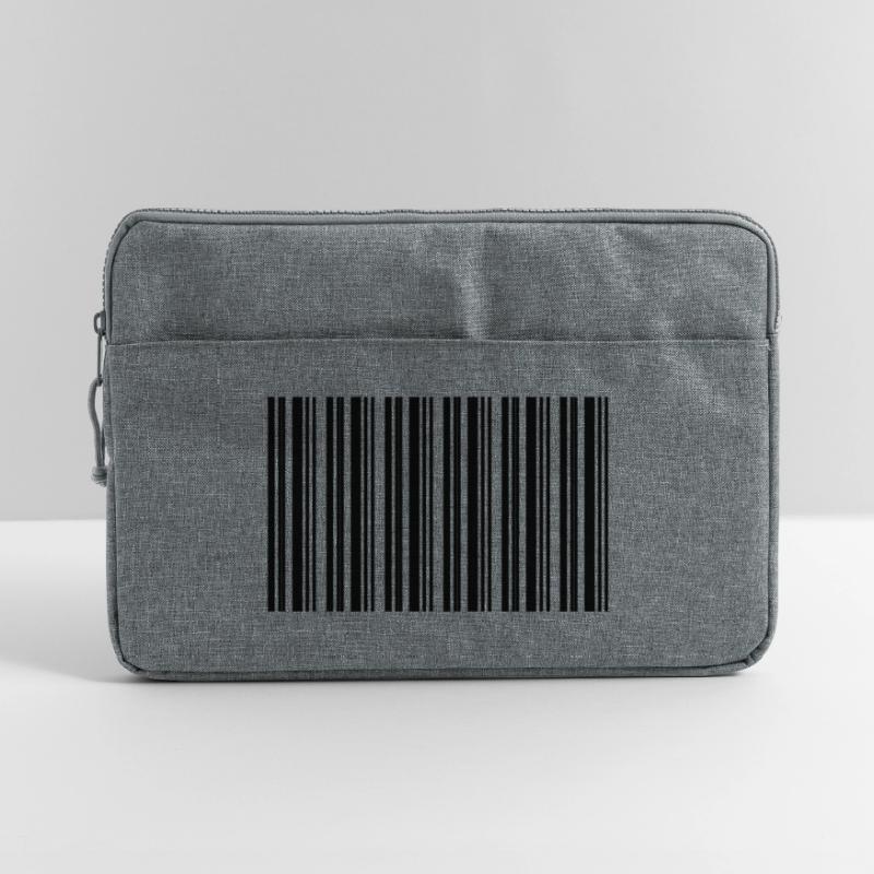 Barcode Strichcode Nerd IT Technik Design Laptoptasche 15"