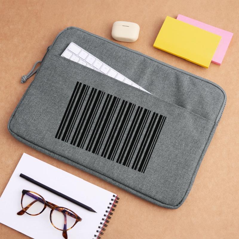 Conception de technologies informatiques pour nerds de code-barres Sacoche pour ordinateur portable 15 pouces
